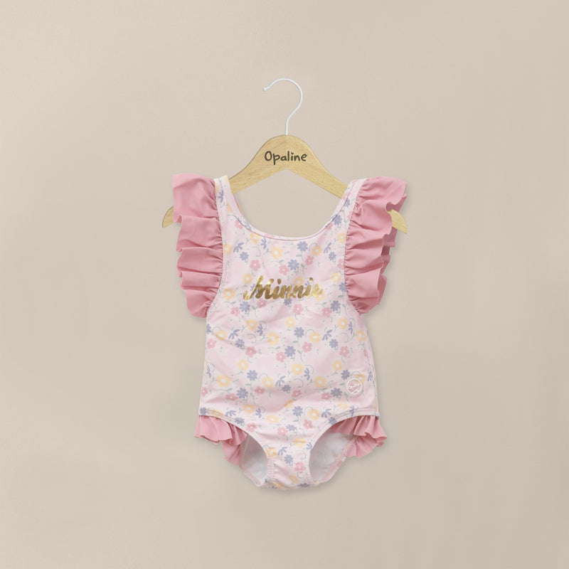 Traje De Baño Rosado Disney Infant Niña