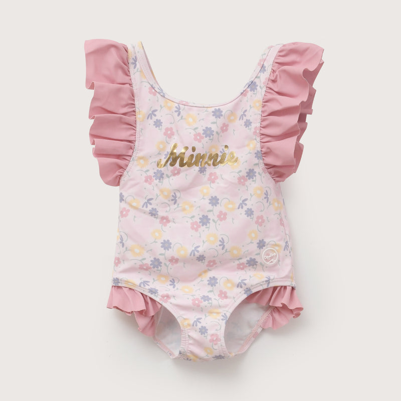 Traje De Baño Rosado Disney Infant Niña