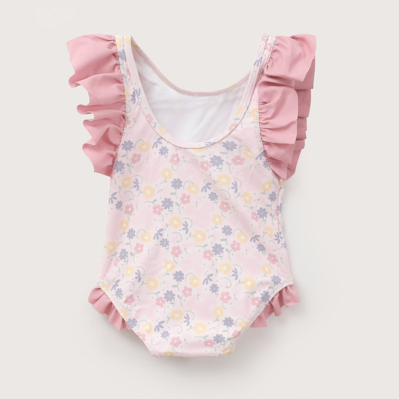 Traje De Baño Rosado Disney Infant Niña