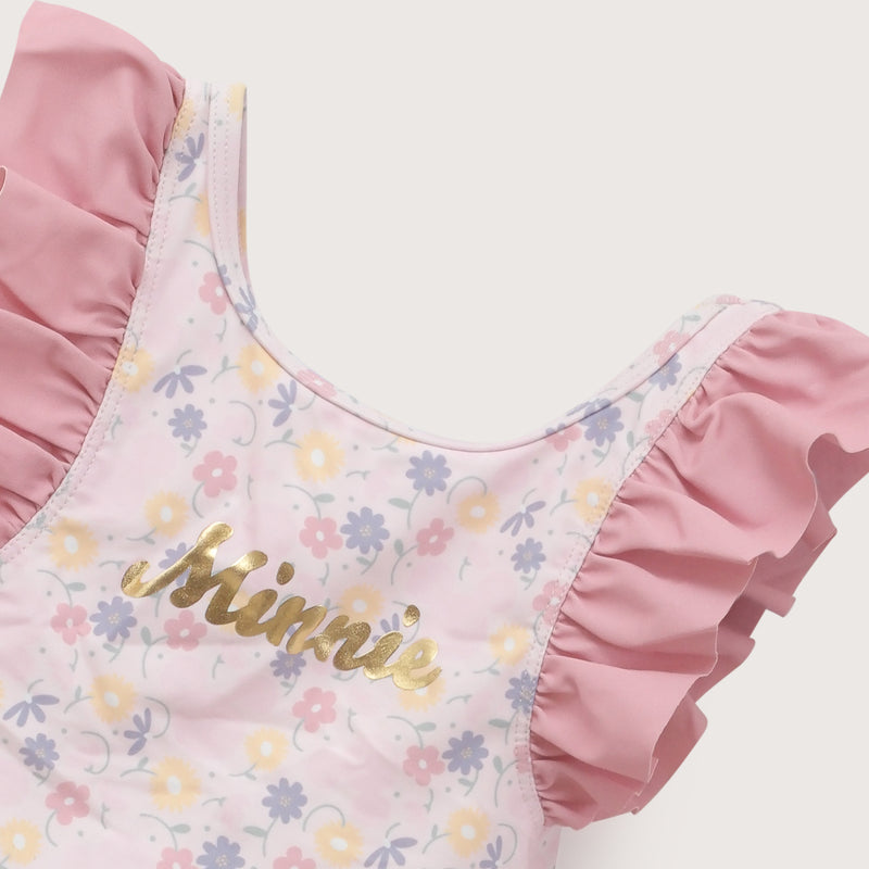Traje De Baño Rosado Disney Infant Niña