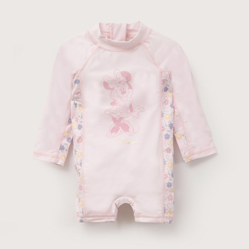 Traje De Baño Manga Larga Disney Rosado Infant Niña