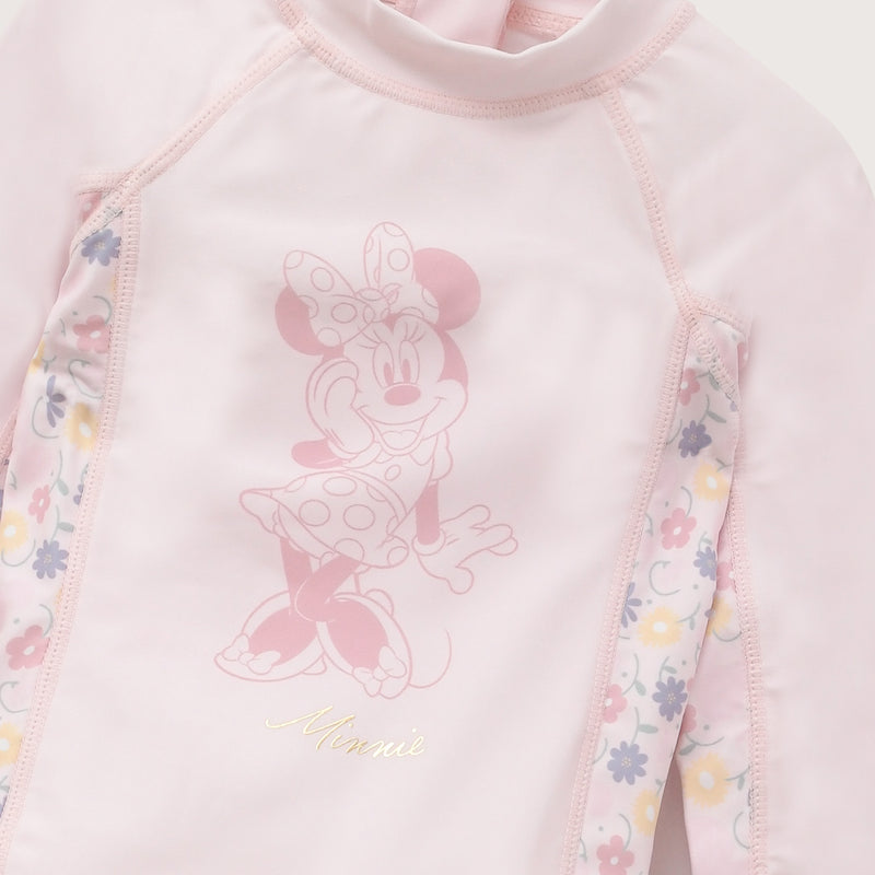 Traje De Baño Manga Larga Disney Rosado Infant Niña