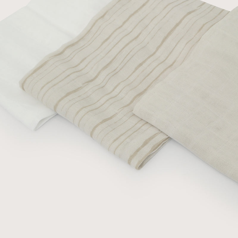 Pack 3 Tuto Beige Bebé Unisex