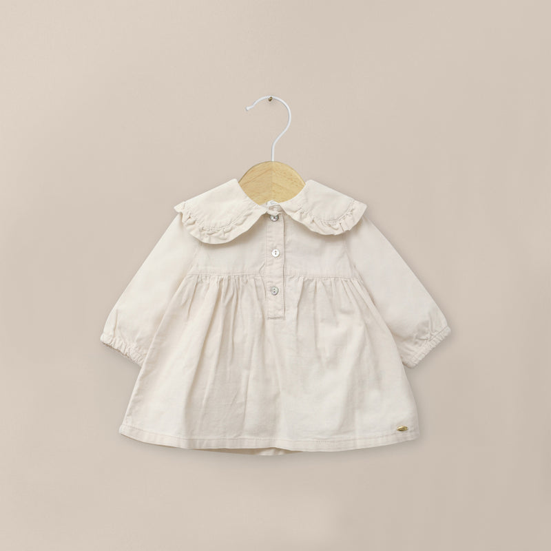 Vestido Cotele Blanco Infant Niña
