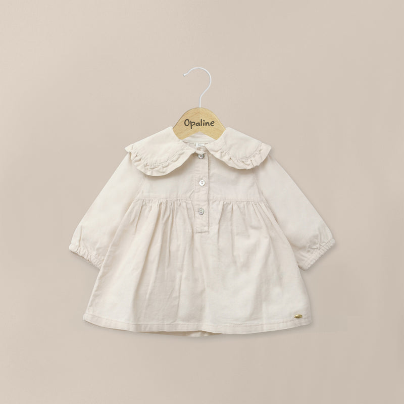 Vestido Cotele Blanco Infant Niña