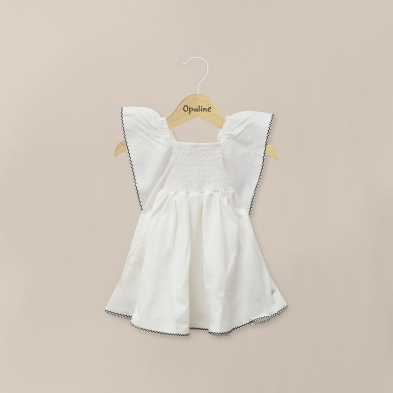 Vestido Panal Blanco Infant Niña