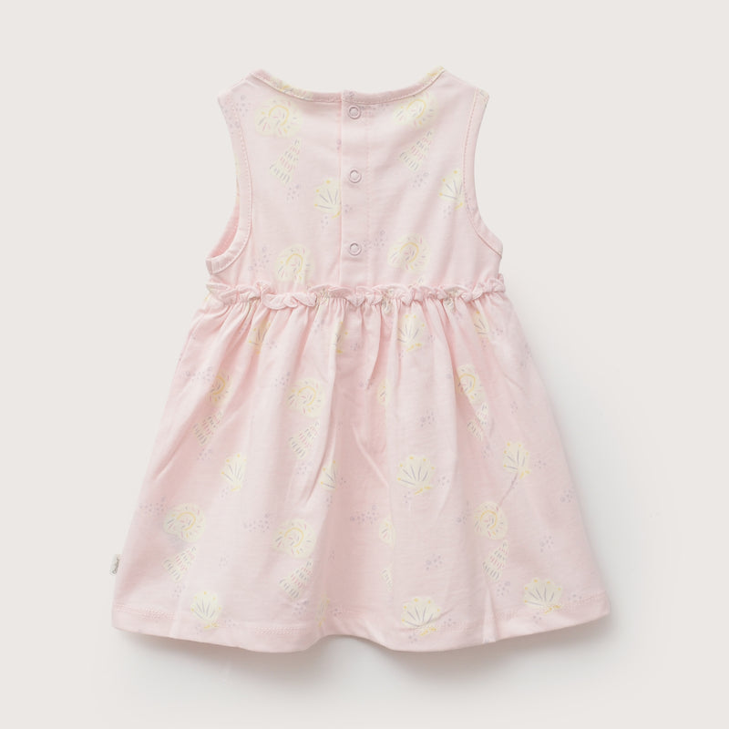 Vestido Rosado Claro Bebé Niña