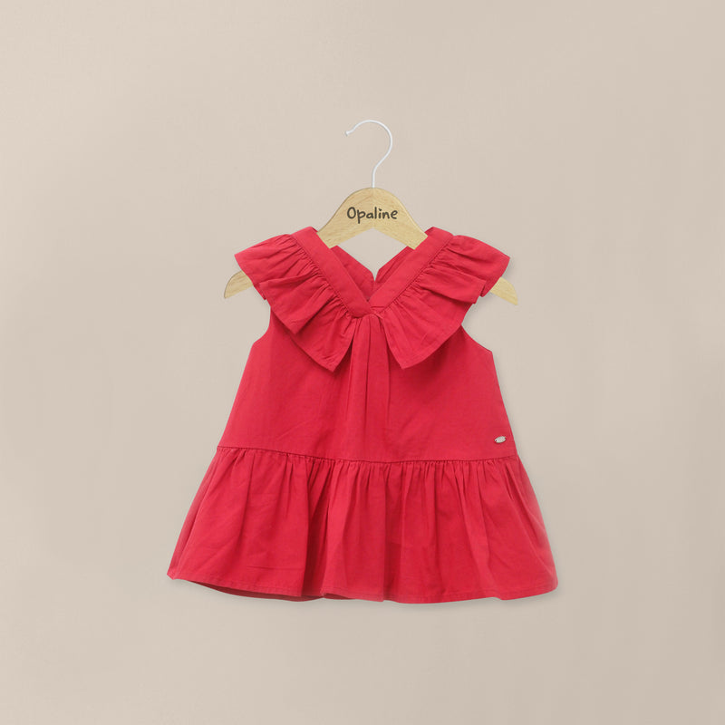 Vestido Vuelos Rojo Infant Niña