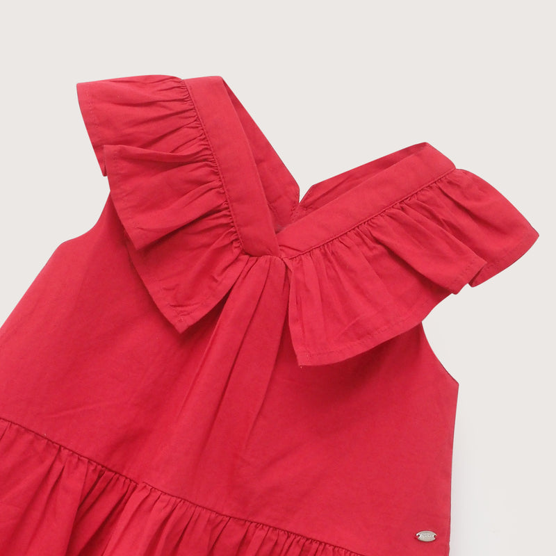 Vestido Vuelos Rojo Infant Niña