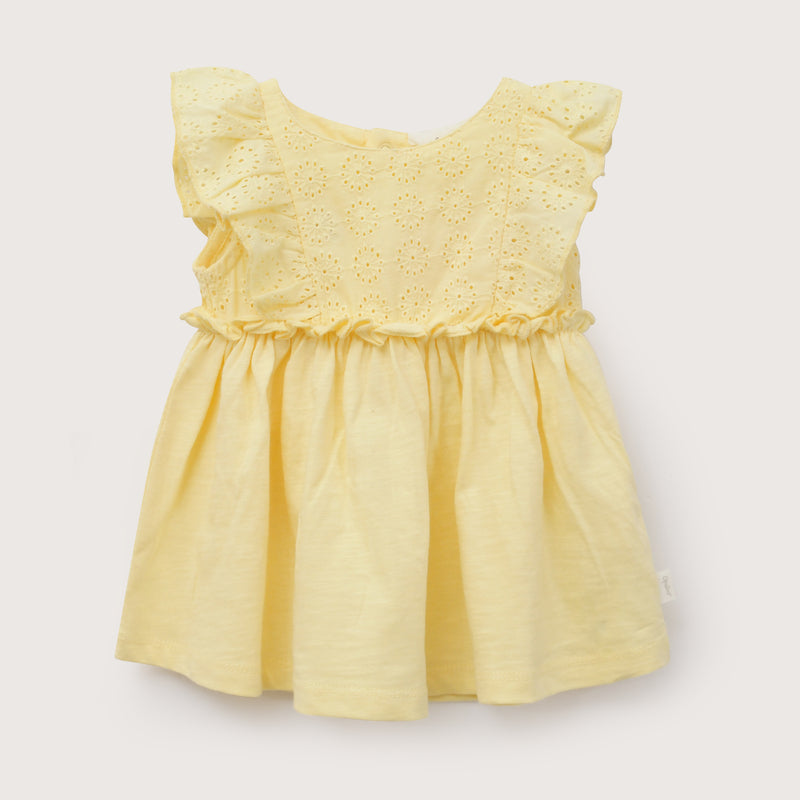 Vestido Amarillo Bebé Niña