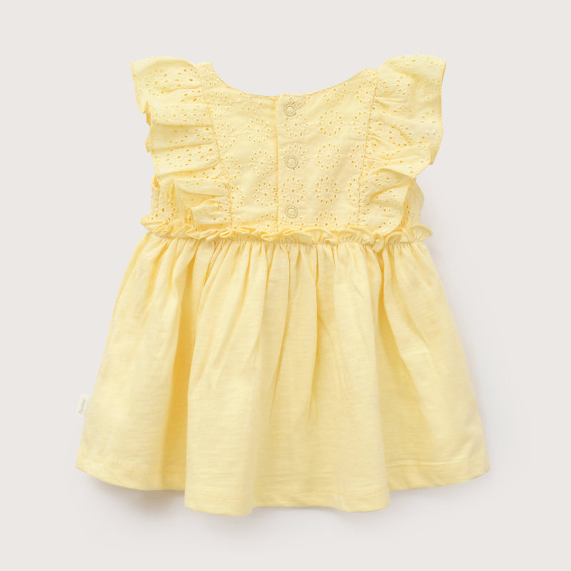 Vestido Amarillo Bebé Niña