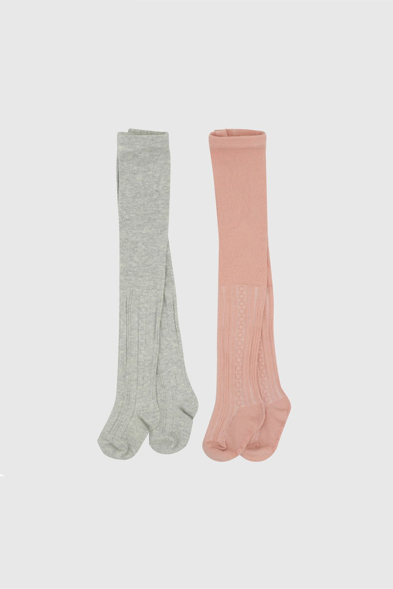 Pack X2 Panty Ballerina Gris Niña