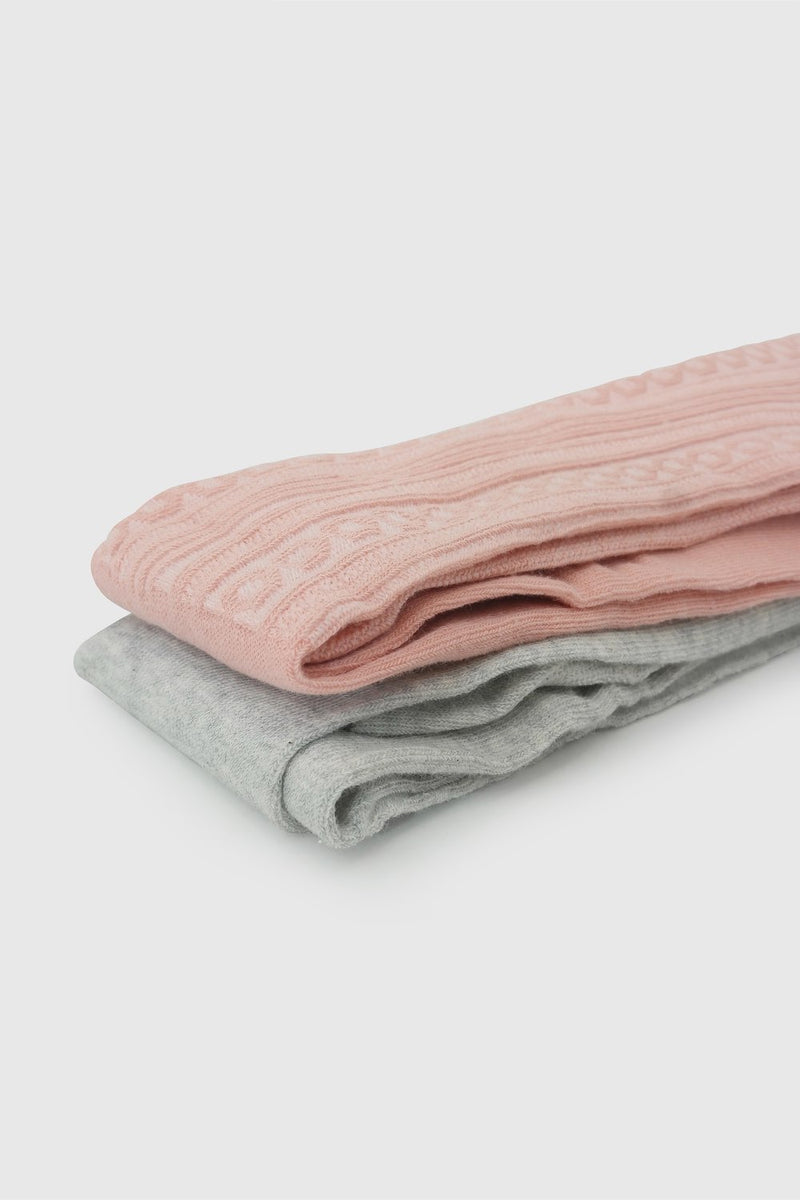 Pack X2 Panty Ballerina Gris Niña