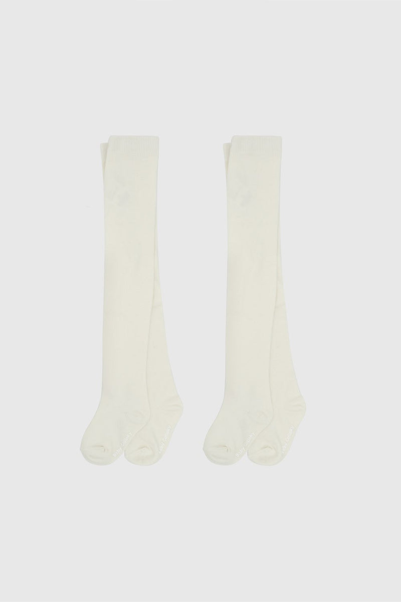 Pack X2 Panty Ballerina Blanca Niña