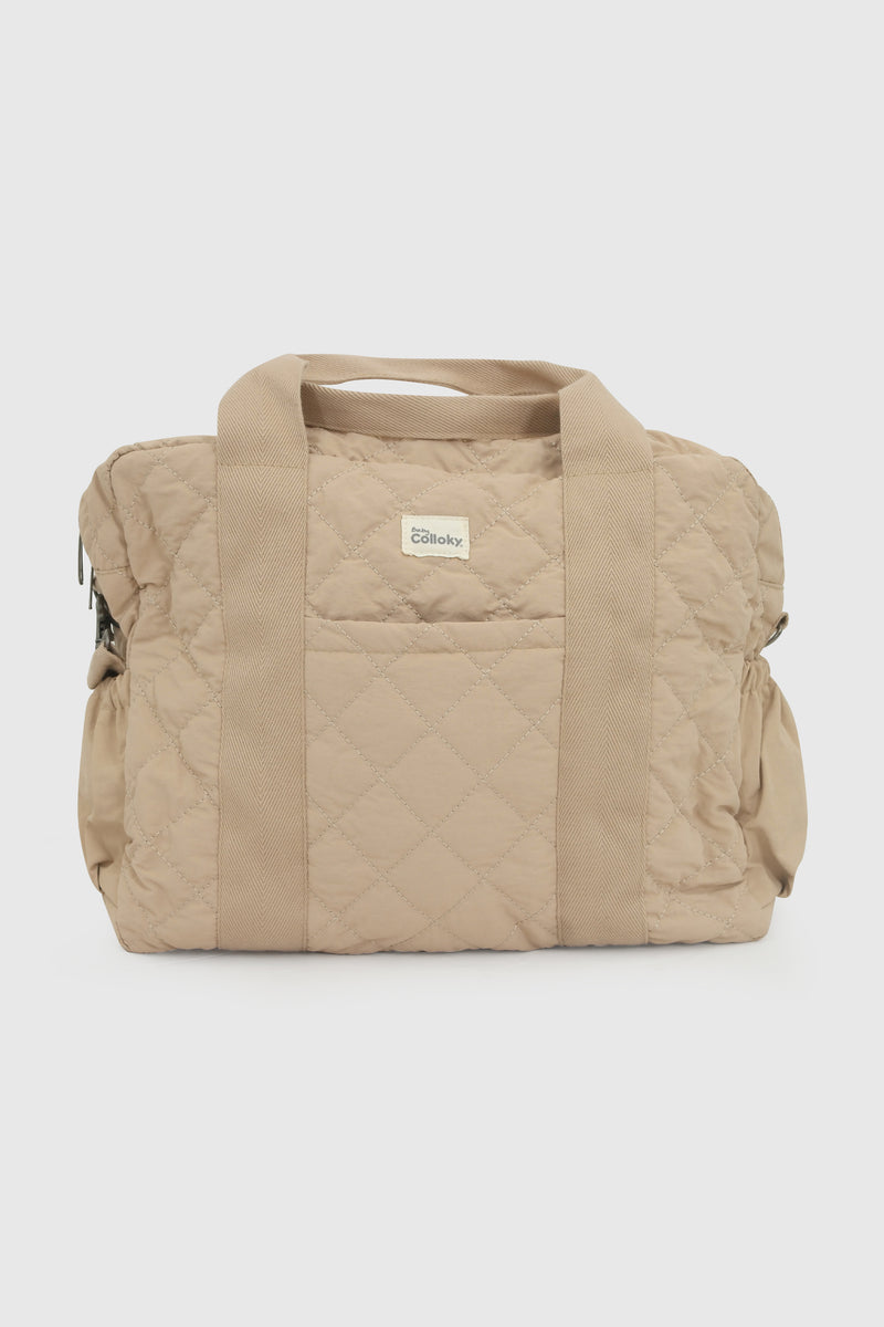 Bolso Maternal Beige Quilt