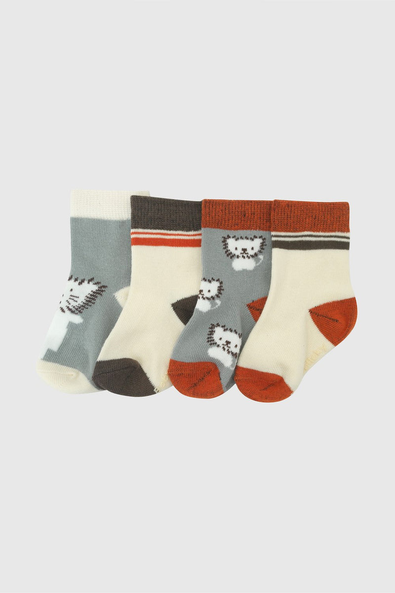 Pack X4 Calcetin Deportivo Leon Niño