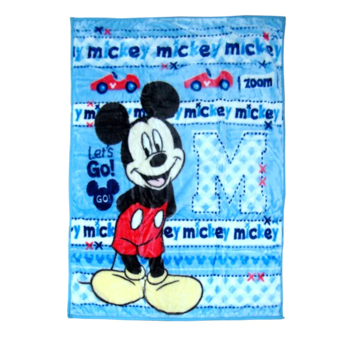 Frazada con broches Mickey Celeste