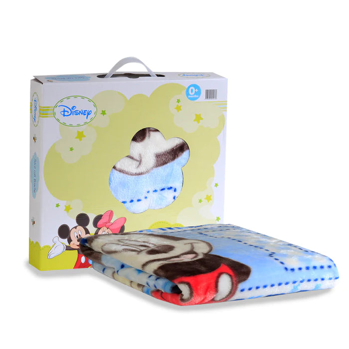 Frazada con broches Mickey Celeste