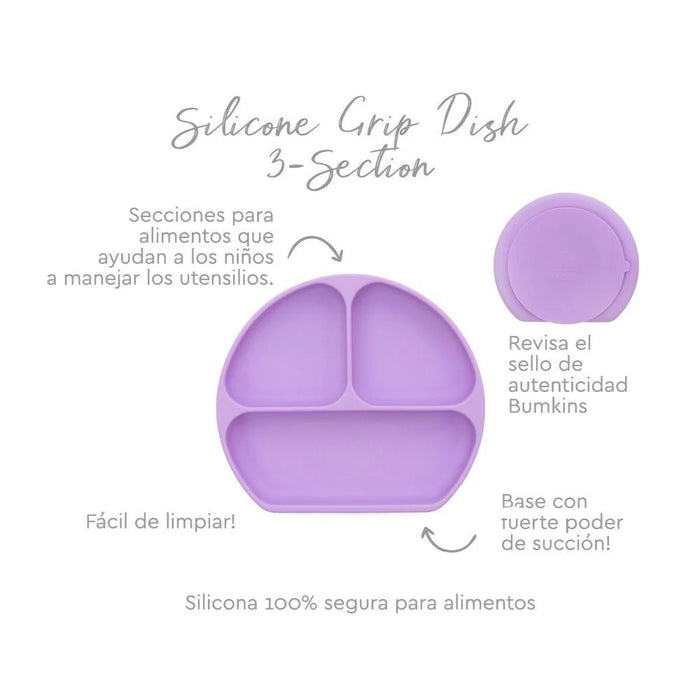 Plato con agarre Grip Dish Lavender