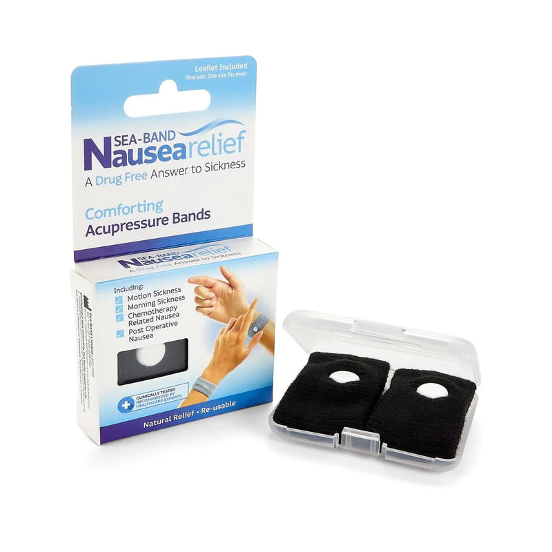 Pulseras Antimareos Sea-Band – Alivio Natural de Náuseas y Viajes