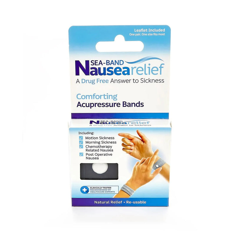 Pulseras Antimareos Sea-Band – Alivio Natural de Náuseas y Viajes