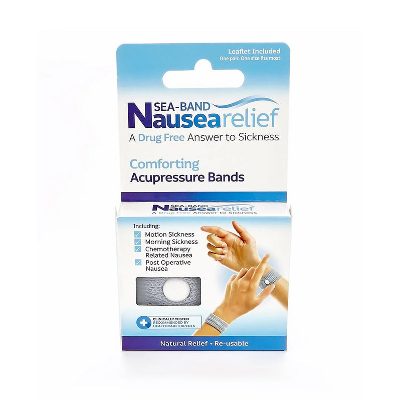 Pulseras Antimareos Sea-Band – Alivio Natural de Náuseas y Viajes