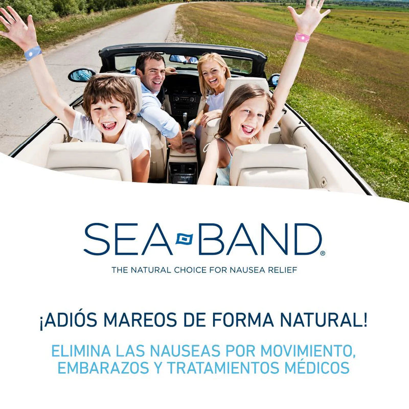 Pulseras Antimareos Sea-Band – Alivio Natural de Náuseas y Viajes