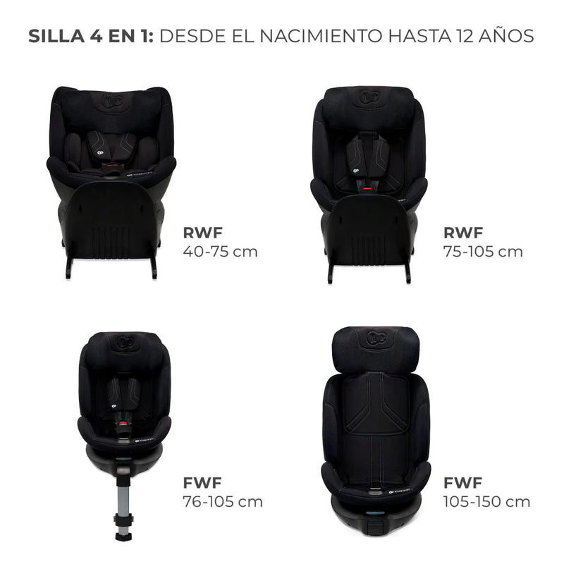Silla de auto Convertible XRIDER 2 i-Size Black
