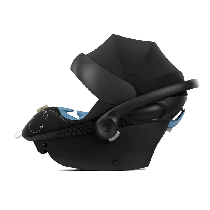 Silla de auto nido Aton G Swivel 180º + Base Moon Black