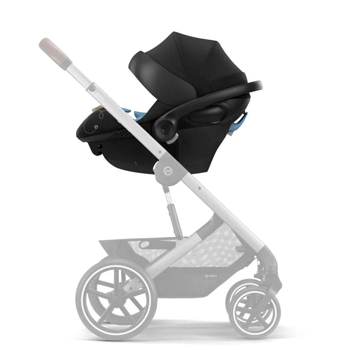 Silla de auto nido Aton G Swivel 180º + Base Moon Black