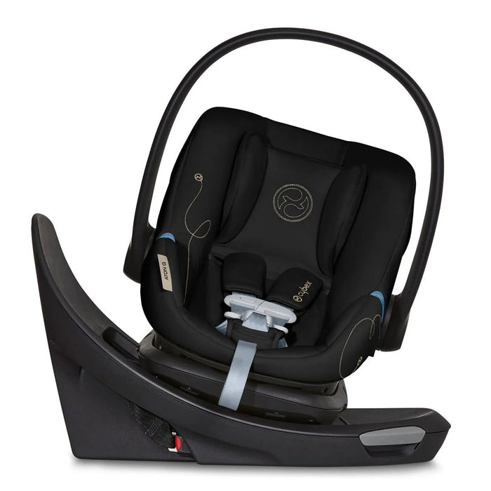 Silla de auto nido Aton G Swivel 180º + Base Moon Black