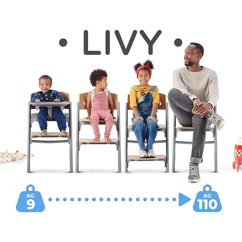 Silla de Comer Evolutiva 4 en 1 Livy Incluye Silla Mecedora Calmee
