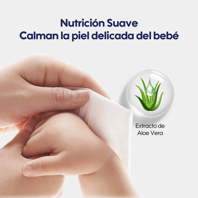 Toallita Húmeda Premium 99,9% Agua – Hipoalergénica
