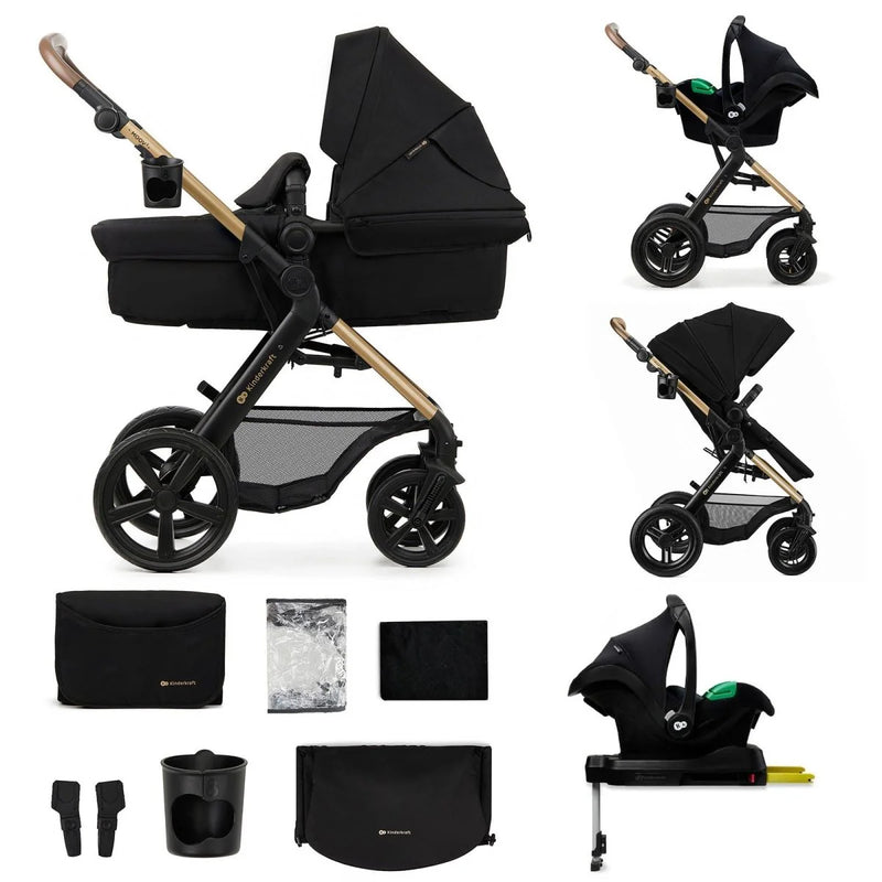 Coche Travel System Moov2 XL Air 3 en 1 + Base Isofix