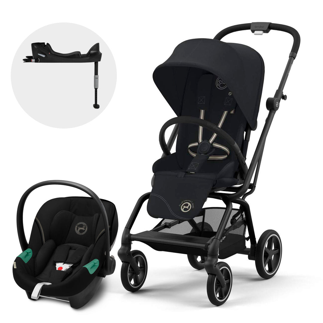 【良品】cybex Aton M i-Size ディープブラック Cybex Aton M i-Size Group 0+ Baby Car Seat, Deep Black – ZUGATI