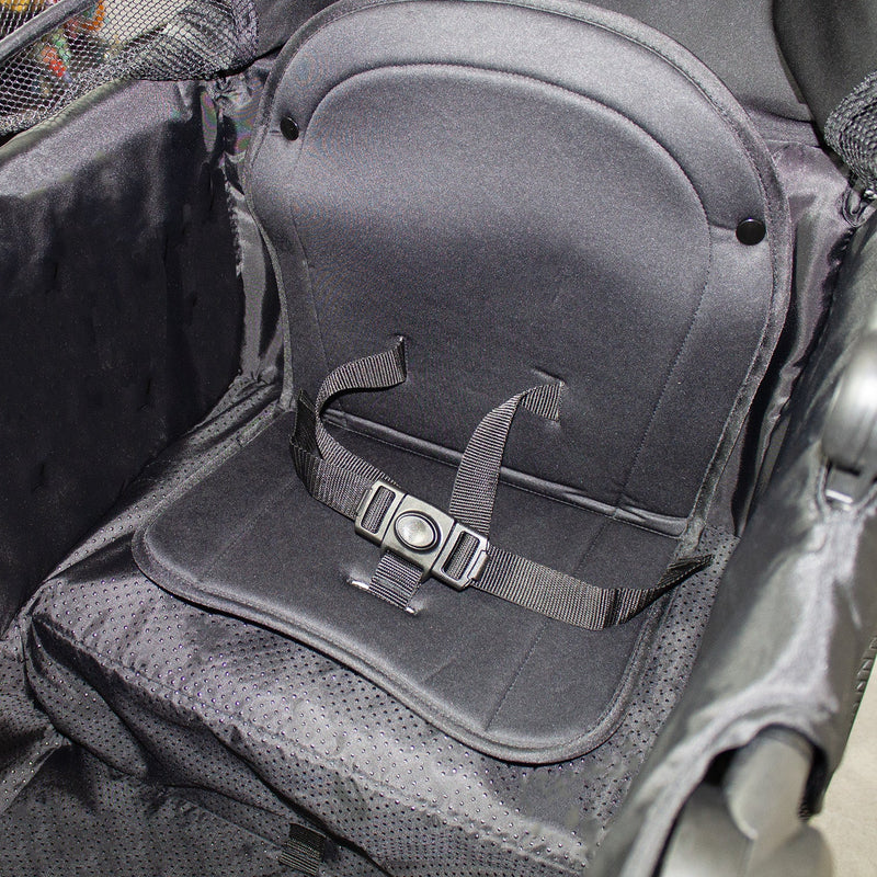 Coche y Carro de Paseo Doble Wagon Drakar Negro