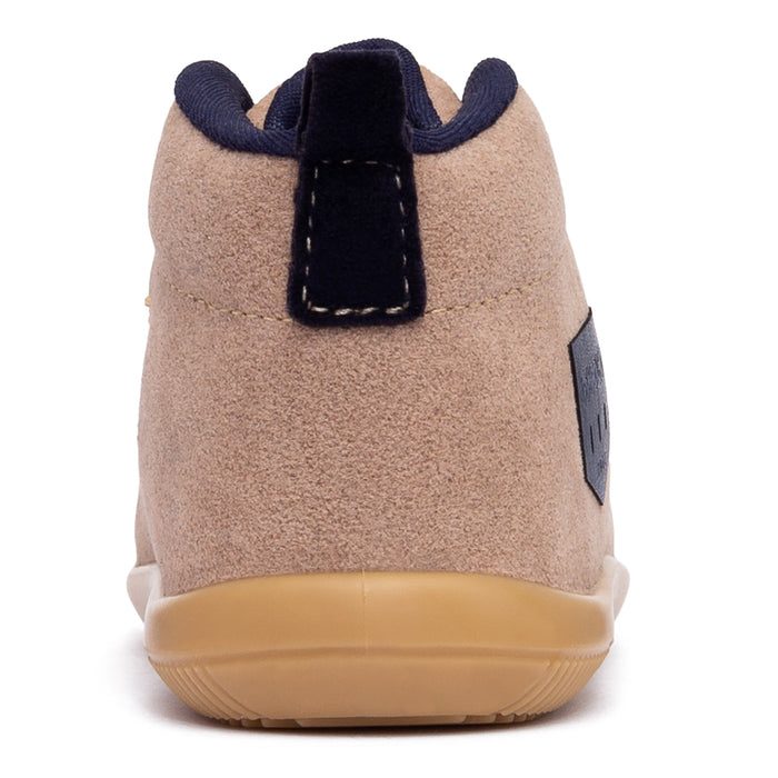 Zapato con caña beige azul Pimpolho