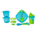 Kit de alimentación de 8 piezas azul VITAL BABY
