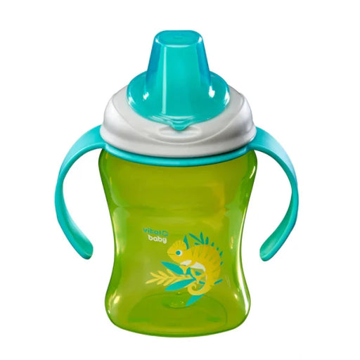 Vaso Easy Sipper con mangos removibles 260ml verde