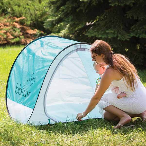 Carpa de Playa Infantil con Protección UV bblüv Sunkitö – Turquesa