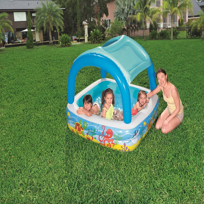 Piscina Inflable Con Toldo 1,40X1,40X1,14M Bestway