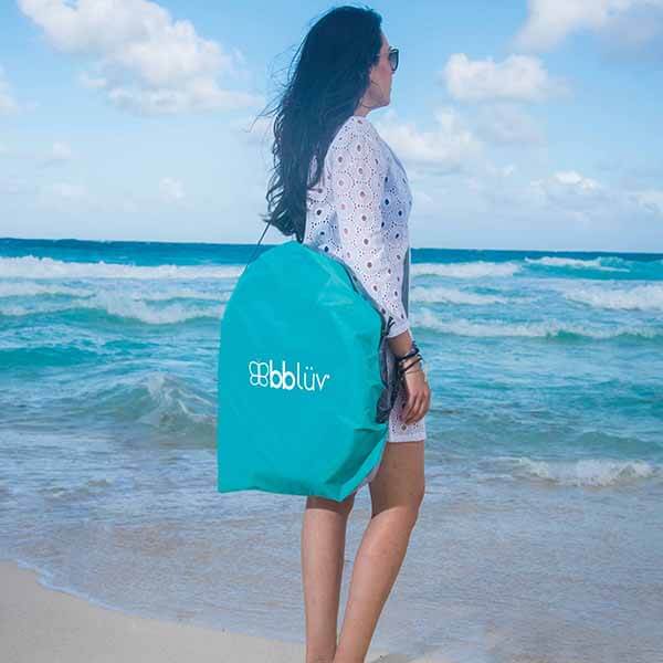 Carpa de Playa Infantil con Protección UV bblüv Sunkitö – Turquesa