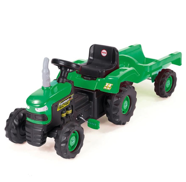 Tractor y Carro Verde