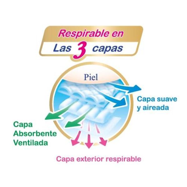 Pack 6x Pañales Merries Velcro XL 40un