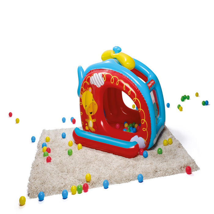Helicoptero Inflable Fisher Price con pelotas