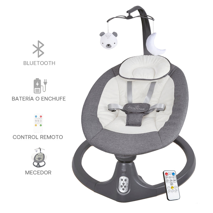 Bouncer babyswing gris