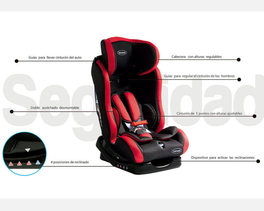Silla Auto Orbit Gris 1029