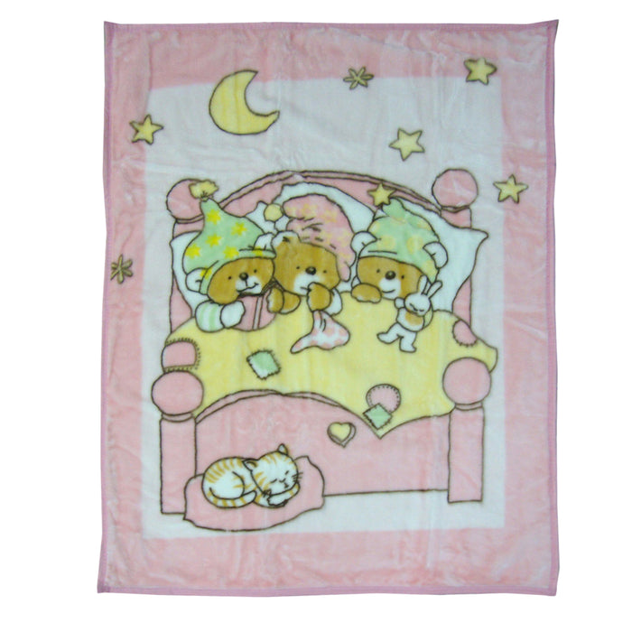 Frazada tier.3 Oso rosa