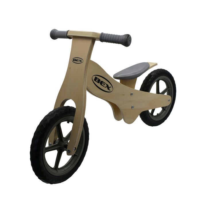 Bicibleta de equilibio de madera Gris BEX