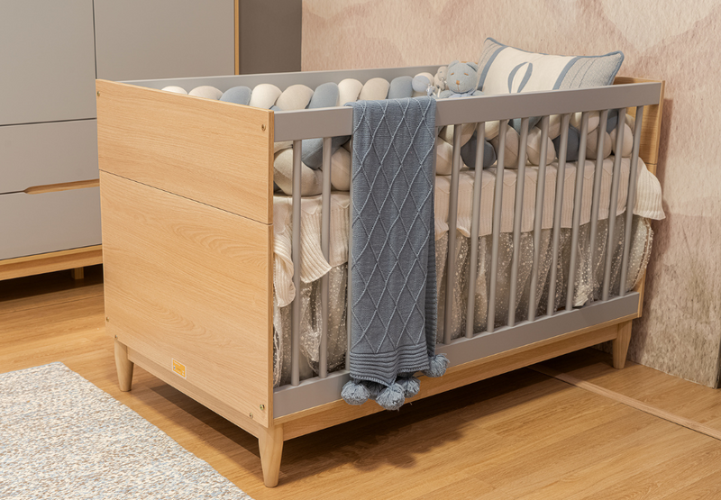 Cuna Tomi Madera con Blanco